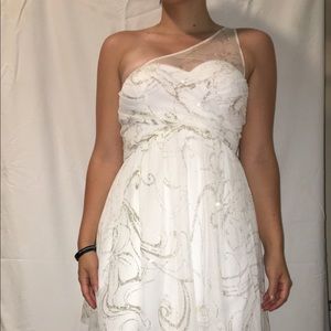 Short homecoming dress.